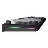 Hator Skyfall Pro Wireless, gaming toetsenbord Zwart, US lay-out, RGB, Double-shot PBT, Hot-swap, 2.4GHz / Bluetooth / USB-C