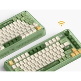 Iqunix ZX75 Camping Wireless Mechanical Keyboard Groen, US lay-out (QWERTY), Cherry MX Brown, 75%, RGB leds, Hot-swappable, Double-shot PBT, 2.4GHz | Bluetooth 5.1 | USB-C
