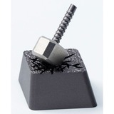 Keychron Hammer Aluminum Alloy Artisan Keycap keycaps Zwart/zilver