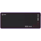 LORGAR Main 319 gaming muismat Zwart/paars