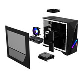 MSI MAG Infinite S3 14NVP5-2829EU gaming pc Zwart | Core i5-14400F | GeForce RTX 5070 | 16 GB | 1 TB SSD