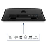 Philips 27B2U3601 27" monitor Zwart, 120 Hz, HDMI, DisplayPort, USB-C, Audio, LAN