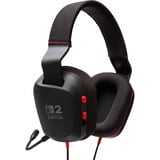 PowerA Bedrade stereoheadset voor Nintendo Switch 2 over-ear gaming headset Zwart/rood, Nintendo Switch 2, Nintendo Switch – OLED Model, Nintendo Switch, Nintendo Switch Lite