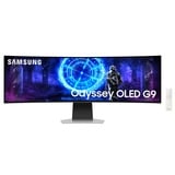 SAMSUNG Odyssey G9 G95SD 49" Curved UltraWide gaming monitor Zilver, 240 Hz, Display Port, HDMI, Micro HDMI, USB-C, WiFi 5, Free Sync Premium Pro
