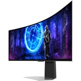 SAMSUNG Odyssey G9 G95SD 49" Curved UltraWide gaming monitor Zilver, 240 Hz, Display Port, HDMI, Micro HDMI, USB-C, WiFi 5, Free Sync Premium Pro