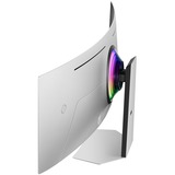 SAMSUNG Odyssey G9 G95SD 49" Curved UltraWide gaming monitor Zilver, 240 Hz, Display Port, HDMI, Micro HDMI, USB-C, WiFi 5, Free Sync Premium Pro
