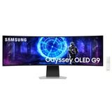 Samsung Odyssey G9 G95SD 49" Curved UltraWide gaming monitor Zilver, HDMI, Micro-HDMI, DisplayPort, 2x USB-C, Wi-Fi 5, BT, 240 Hz