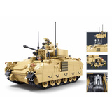 Sluban ModelBricks - M3A3S Bradley Constructiespeelgoed Schaal 1:35