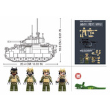 Sluban ModelBricks - M3A3S Bradley Constructiespeelgoed Schaal 1:35