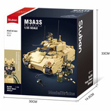 Sluban ModelBricks - M3A3S Bradley Constructiespeelgoed Schaal 1:35