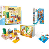 SmartGames De Wolf & De 7 Geitjes + Cats & Boxes Bundel Denkspel Nederlands, 1 speler, Vanaf 3 en 7 jaar, 48 + 60 opdrachten