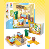 SmartGames De Wolf & De 7 Geitjes + Cats & Boxes Bundel Denkspel Nederlands, 1 speler, Vanaf 3 en 7 jaar, 48 + 60 opdrachten
