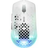 SteelSeries Aerox 3 Wireless Gen 2 Ghost gaming muis Wit/transparant, 26.000 DPI | RGB | 2,4 GHz
