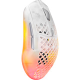 SteelSeries Aerox 3 Wireless Gen 2 gaming muis Wit/transparant, 26.000 dpi, RGB, 2,4 GHz