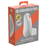 SteelSeries Rival Pro Mini gaming muis Wit, 100 - 42.000 DPI, 8K, UWB / 6 GHz