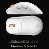 SteelSeries Rival Pro Mini gaming muis Wit, 100 - 42.000 DPI, 8K, UWB / 6 GHz