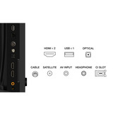 TCL 32S4K QLED TV 32" Zwart, 2x HDMI, USB-A, WiFi, BlueTooth