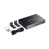 TP-Link Omada SG2210MP JetStream 10-poorts Gigabit Smart-switch Zwart, 8x PoE+, 2x Gigabit SFP