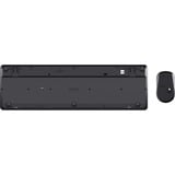Trust Ody II Stille draadloze toetsenbord- en muisset desktopset Zwart, US lay-out (QWERTY), Membraan, 100%, 800 dpi - 1.600 dpi