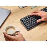 Trust Ody II Stille draadloze toetsenbord- en muisset desktopset Zwart, US lay-out (QWERTY), Membraan, 100%, 800 dpi - 1.600 dpi
