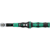 Wera Click-Torque Lock A 6 R/L draaimomentsleutel Zwart/groen, Instelbaar, Torque Lock functie, doorlopende bitopname (1/4"), 2,5-25 Nm