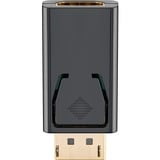 goobay Adapter DisplayPort > HDMI Zwart, Passief, Verguld