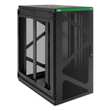 APC NetShelter AR124SM, 24U, wandmontage server rack Zwart/groen, 60(b) x 115,6(h) x 103,7(d) cm, UPS-diepte zijmontage