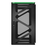 APC NetShelter AR124SM, 24U, wandmontage server rack Zwart/groen, 60(b) x 115,6(h) x 103,7(d) cm, UPS-diepte zijmontage