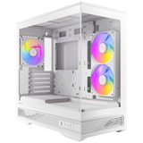 Antec C2M ARGB White mini tower behuizing Wit | 1x USB-A | 1x USB-C | Tempered Glass