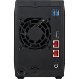 Asustor Nimbustor 2 incl. 2x Seagate IronWolf 4 TB harde schijf nas Zwart, LAN, USB, HDMI