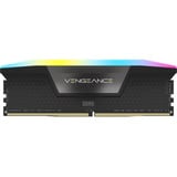 Corsair 64 GB DDR5-6000 (2x 32 GB) Kit werkgeheugen Zwart, CMH64GX5M2D6000C40, Vengeance, RGB, XMP 3.0