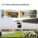 Imou Cruiser Triple bundel beveiligingscamera Wit, 2 stuks, 11MP (3840×2160), Wifi 6