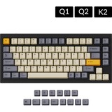 Keychron JM-45 OEM Dye-Sub PBT Keycap Set - Wheat Grey keycaps beige/donkergrijs