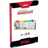 Kingston FURY 32 GB DDR5-6000 Kit werkgeheugen Wit, KF560C32RWAK2-32, Renegade RGB, XMP