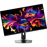 MSI MAG 321UP QD-OLED 31.5" 4K UHD gaming monitor Zwart, 2x HDMI, DisplayPort, USB-C, 165 Hz