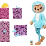 Mattel Barbie Cutie Reveal met kostuumthema en 10 verrassingen Pop Teddybeer als dolfijn