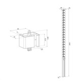 Neomounts ADS06-133WH Kabelgeleider - schroefbevestiging - universeel kabelgeleiding Wit
