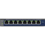 Netgear 8-poorts Gigabit Plus-switch (GS108E-400EUS) Grijs, Unmanaged