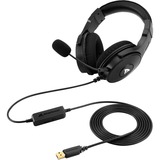 Sharkoon RUSH ER40 gaming headset Zwart, Pc, PlayStation 3, PlayStation 4, PlayStation 5