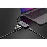 Sitecom USB-C naar 2x USB-A + 2x USB-C 10 Gbps usb-hub Grijs