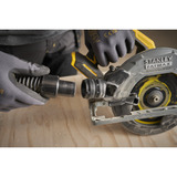 Stanley FATMAX V20 18V Cirkelzaag 190mm handcirkelzaag Zwart/geel, Accu en oplader inbegrepen, met koffer