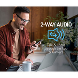 Swann EVO draadloze videodeurbel + SwannShield AI Voice Assistant Zwart