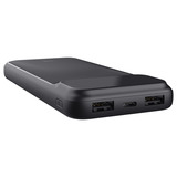 Trust Avala Snelle PD-powerbank, 10.000 mAh Zwart, USB-C