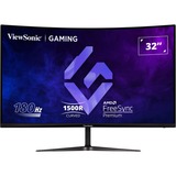 ViewSonic VX3218-PC-MHD 32" curved gaming monitor Zwart, 2x HDMI, 1x DisplayPort, 180 Hz