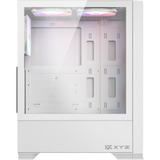 XYZ PC Gear Airone 300-X Mesh midi tower behuizing Wit | 1x USB-A | 1x USB-C | Tempered Glass