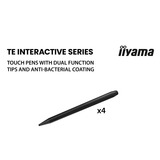 iiyama ProLite TE7513A-B1AG 75" 4K Ultra HD Public Display Zwart, Touch, HDMI, DisplayPort, Audio, LAN, WiFi 6, USB-C, Android 14