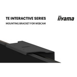 iiyama ProLite TE7513A-B1AG 75" 4K Ultra HD Public Display Zwart, Touch, HDMI, DisplayPort, Audio, LAN, WiFi 6, USB-C, Android 14