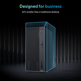 ASUS ExpertCenter P500 Mini Tower P500MV-13420H072X pc-systeem Donkergrijs | Core i5-13420H | UHD Graphics | 16 GB | 512 GB SSD
