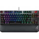 ASUS ROG Strix Scope TKL Deluxe RGB gaming toetsenbord Zwart, US lay-out (QWERTY), Cherry MX Red, 80% (TKL)	