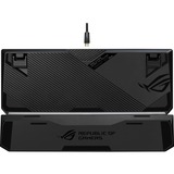 ASUS ROG Strix Scope TKL Deluxe RGB gaming toetsenbord Zwart, US lay-out (QWERTY), Cherry MX Red, 80% (TKL)	